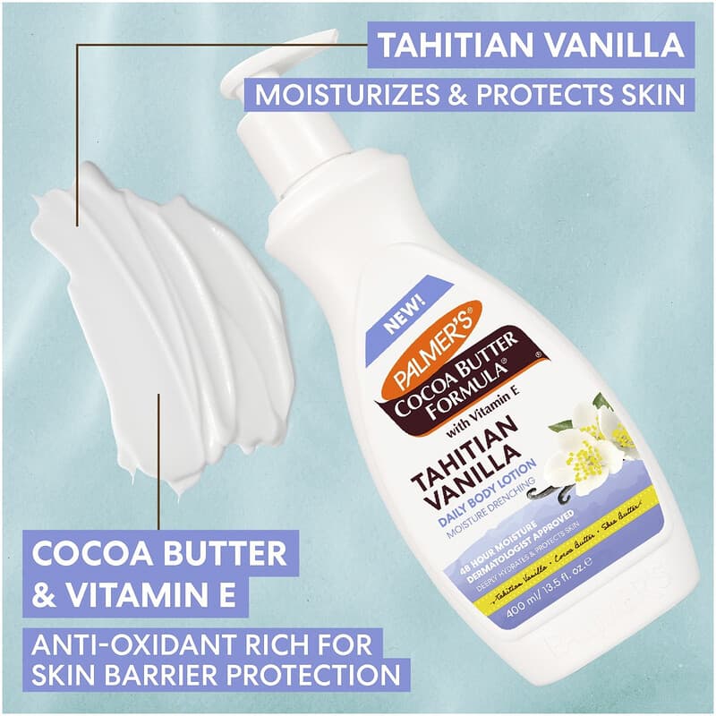 Palmer's Lait Corporel Cocoa Butter Formula à la vanille de Tahiti 400ml