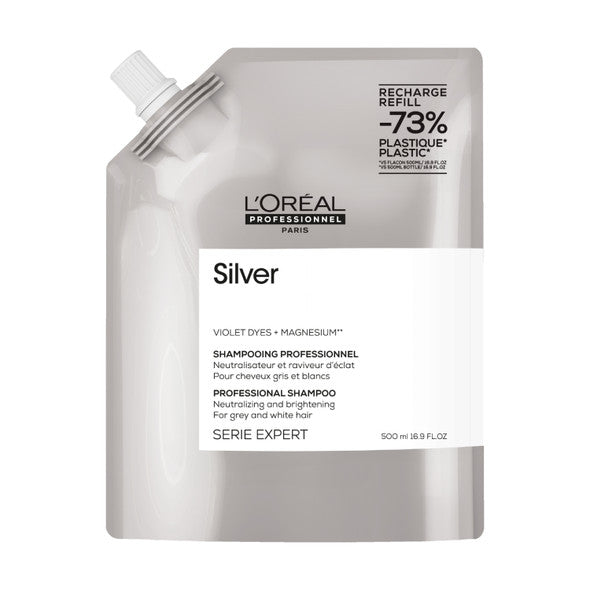 Éco-Recharge Shampooing Silver L'Oréal 500ml