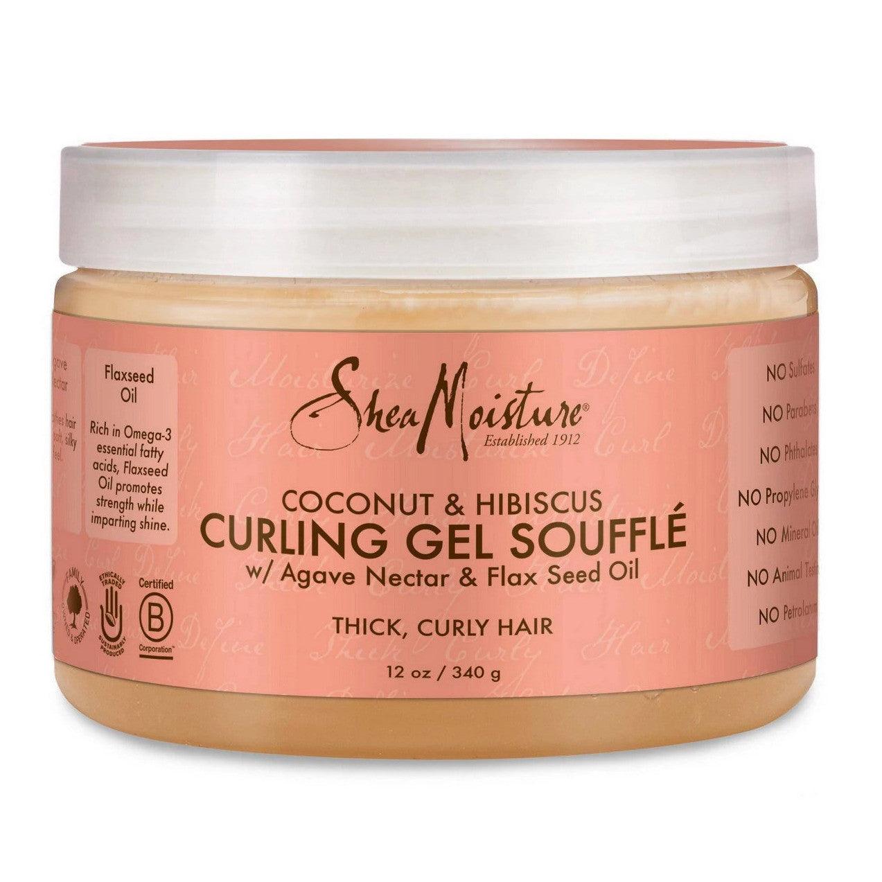 Shea Moisture Coconut & Hibiscus Curling Gel Soufflé 12oz