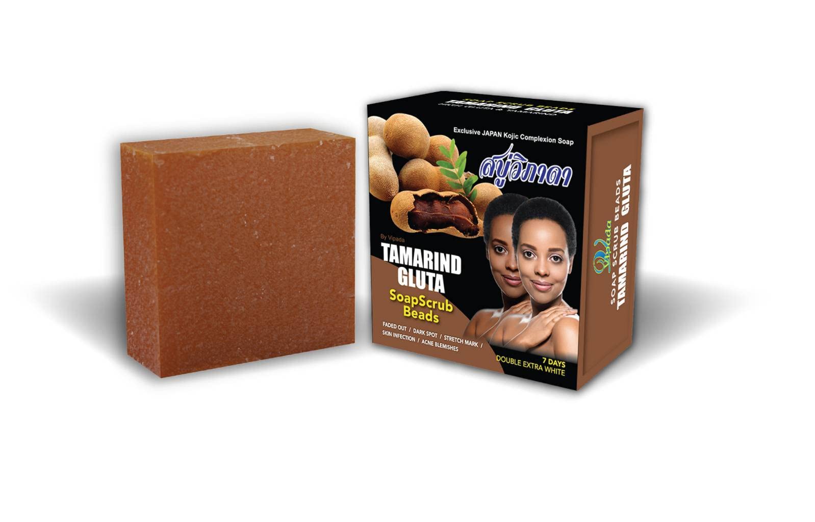 VIPADA TAMARIND GLUTA SOAP SCRUB BEADS 1