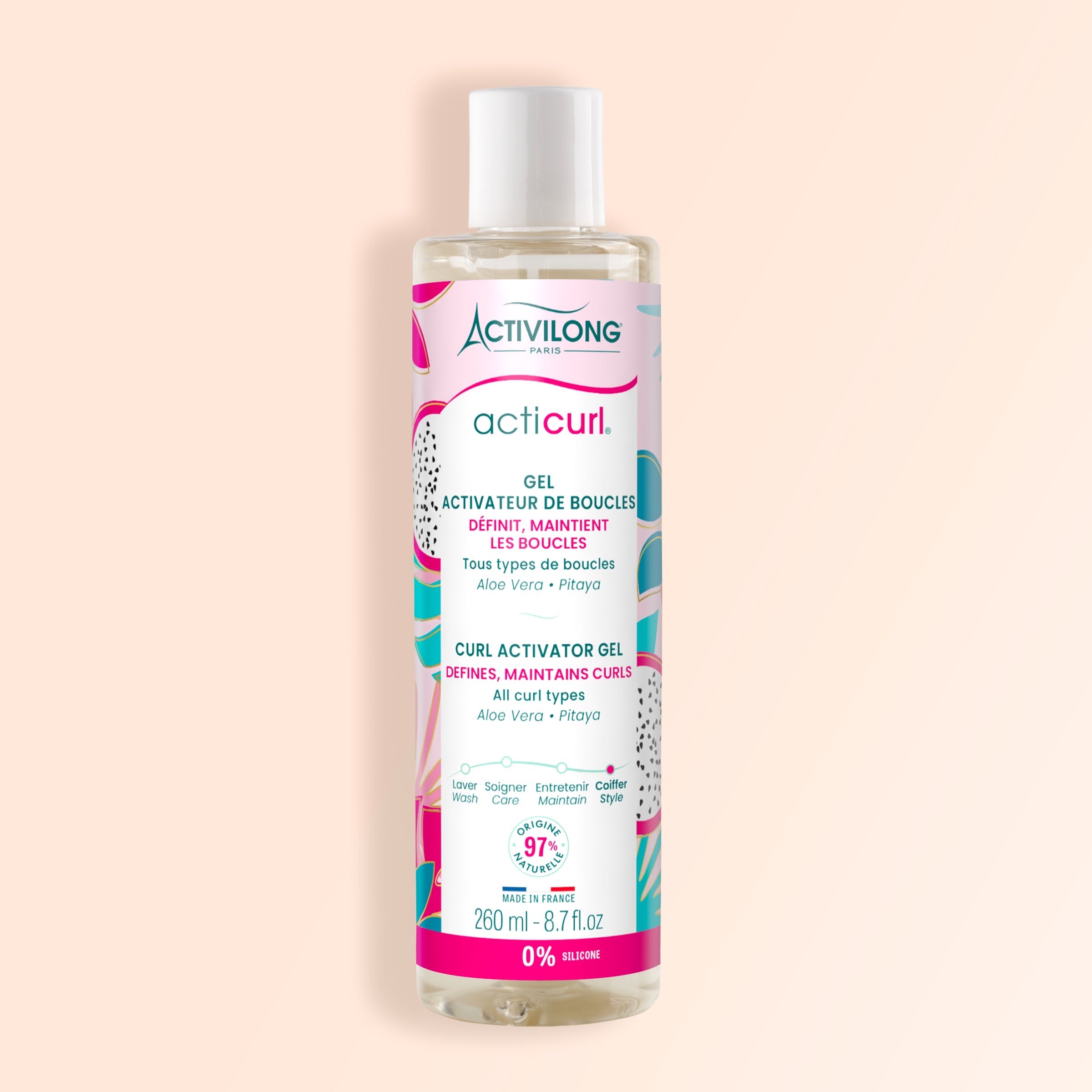 ACTIVILONG ACTICURL Gel Activateur 260ml - ABS France Wholesale