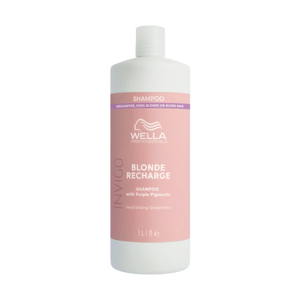 Shampooing Blonde Recharge Invigo Wella 1000ml