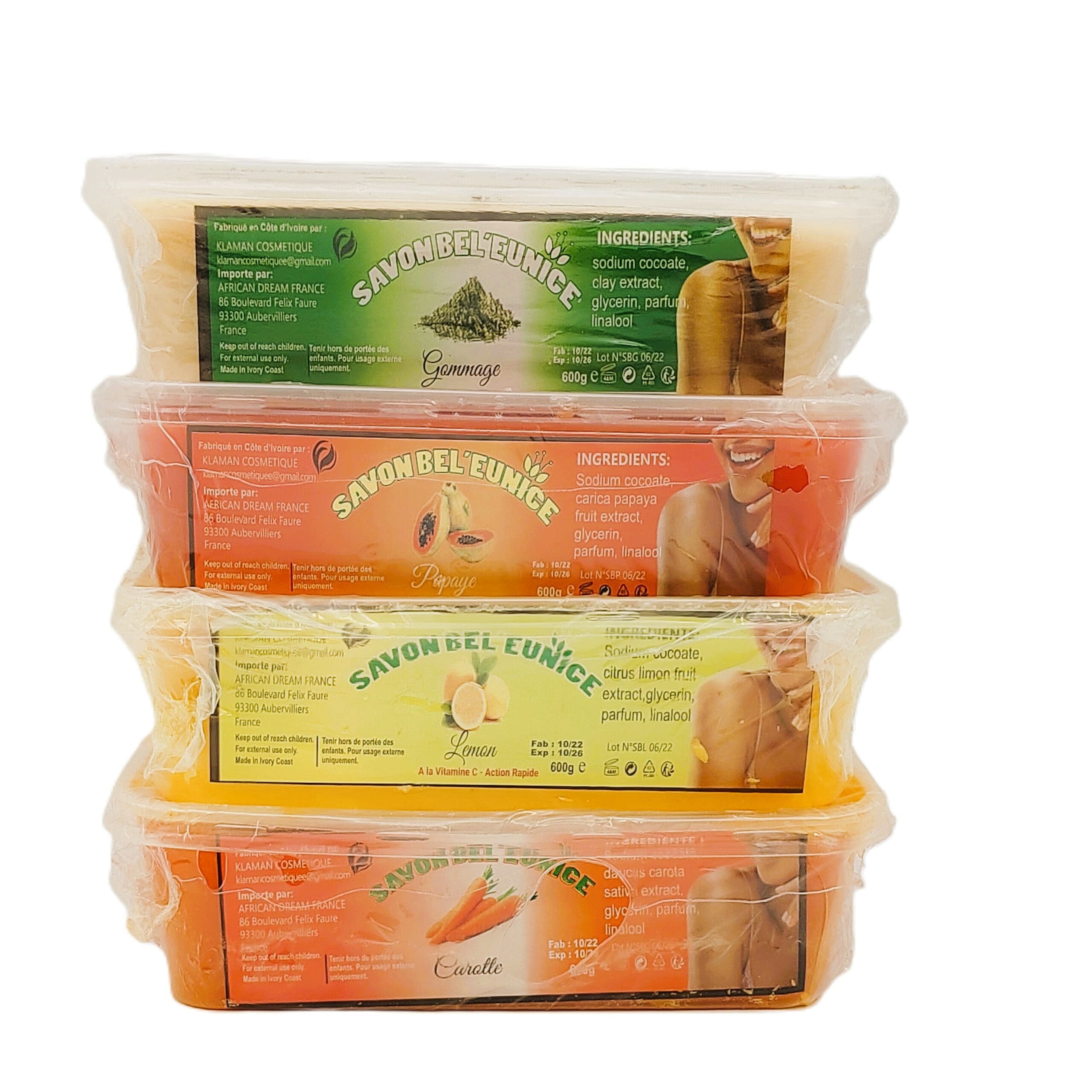 Savon Barquette BelEunice 600g by ABS France Wholesale