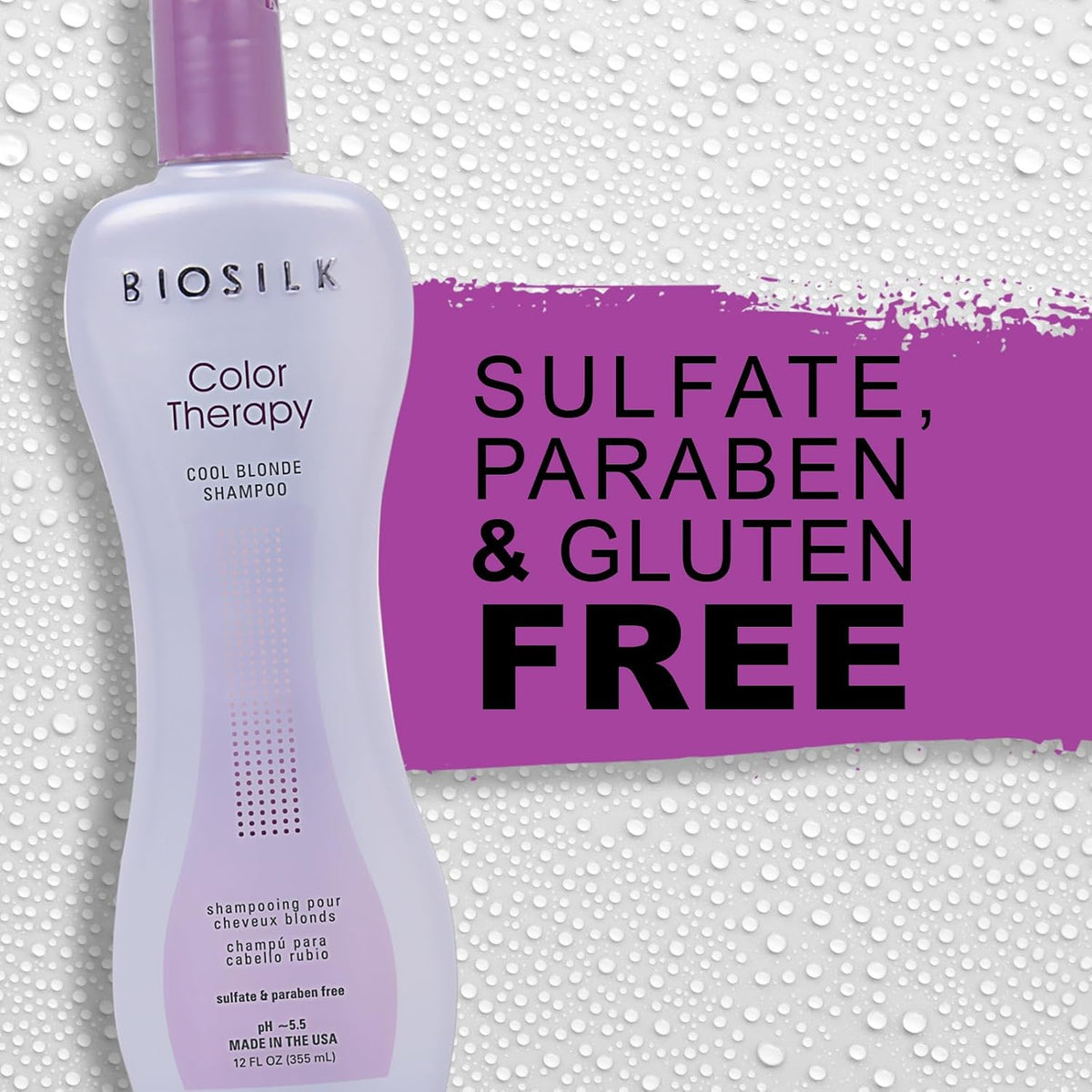 BioSilk - Shampooing Color therapy Cool Blonde