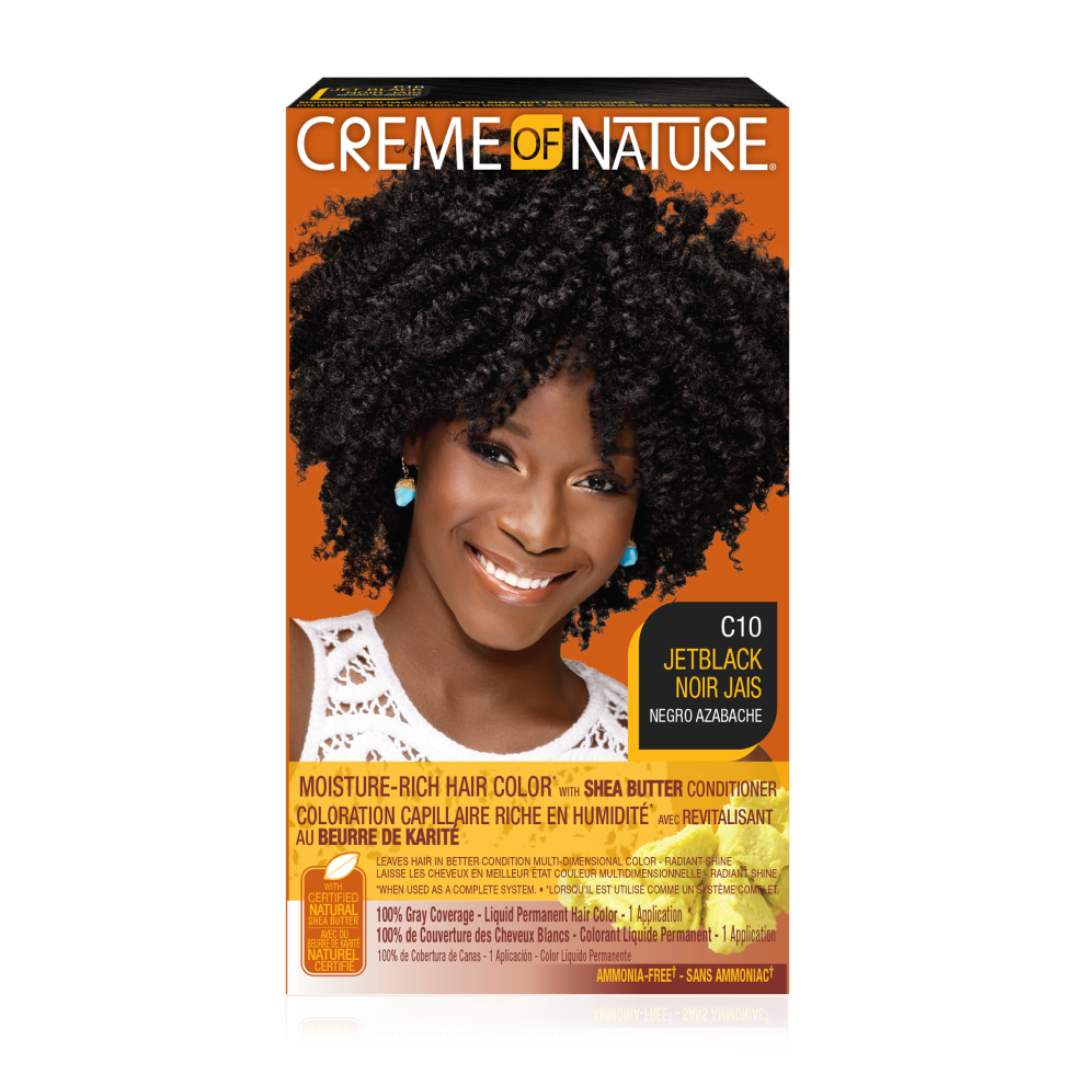 Creme of Nature Hair Color Jet Black #C10