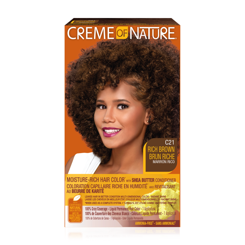 Creme of Nature Hair Color Rich Brown #C21