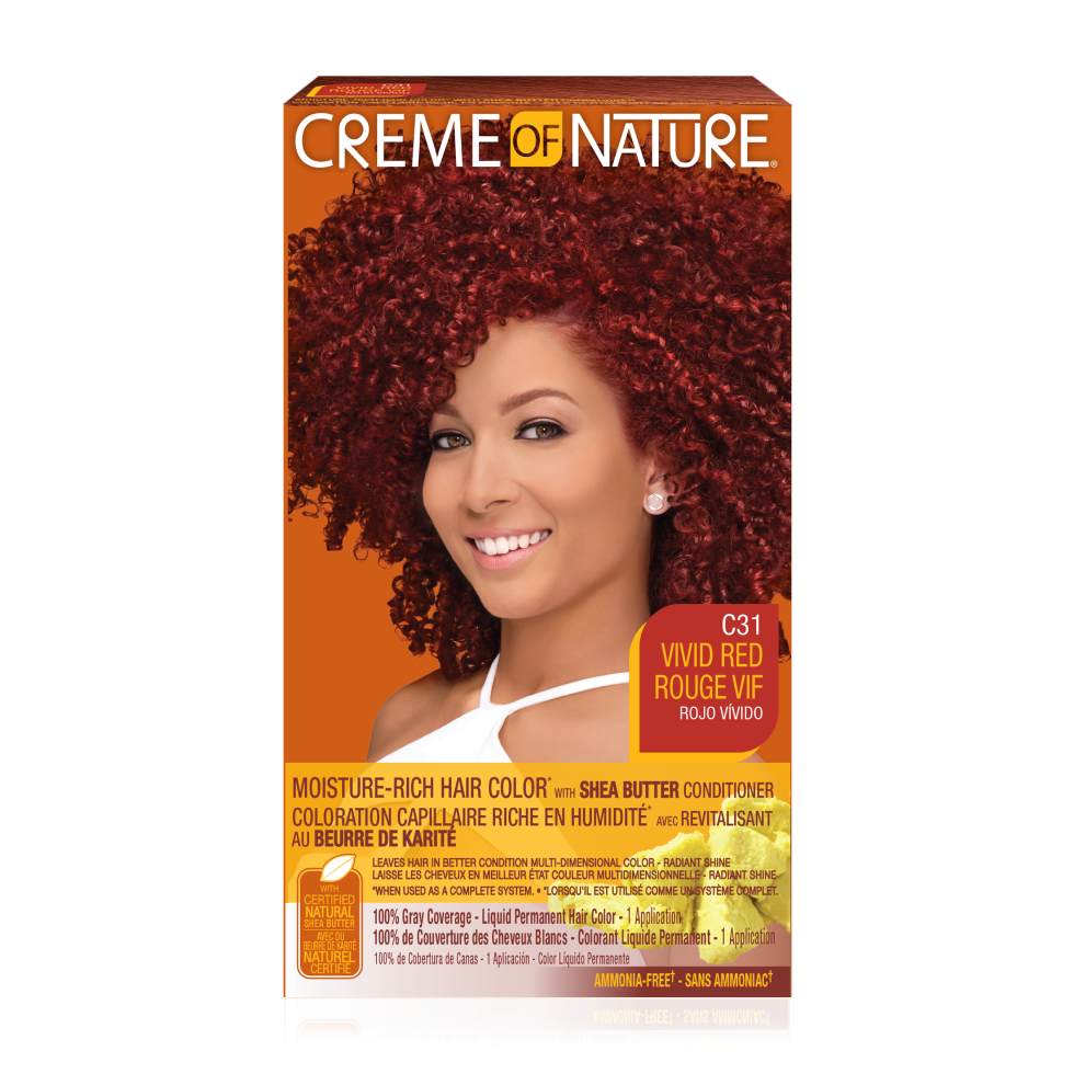 Creme of Nature Hair Color Vivid Red #C31
