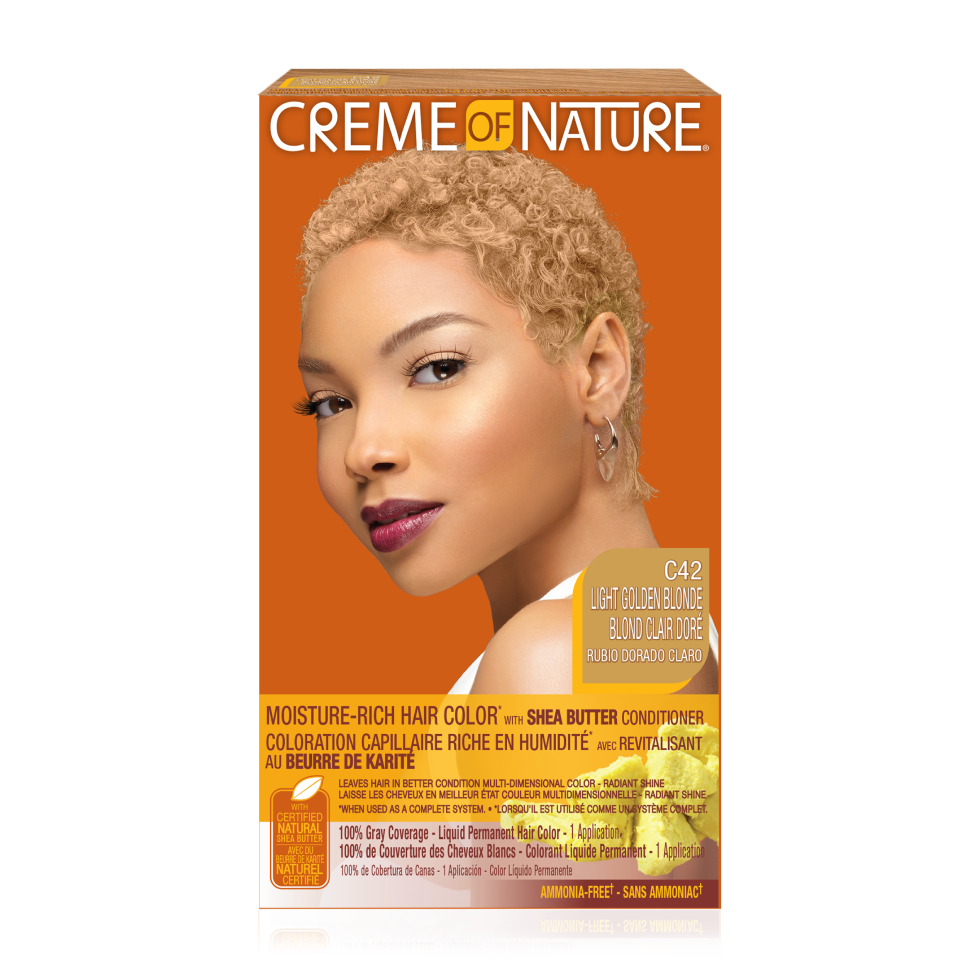 Creme of Nature Hair Color Light Golden Blonde #C42