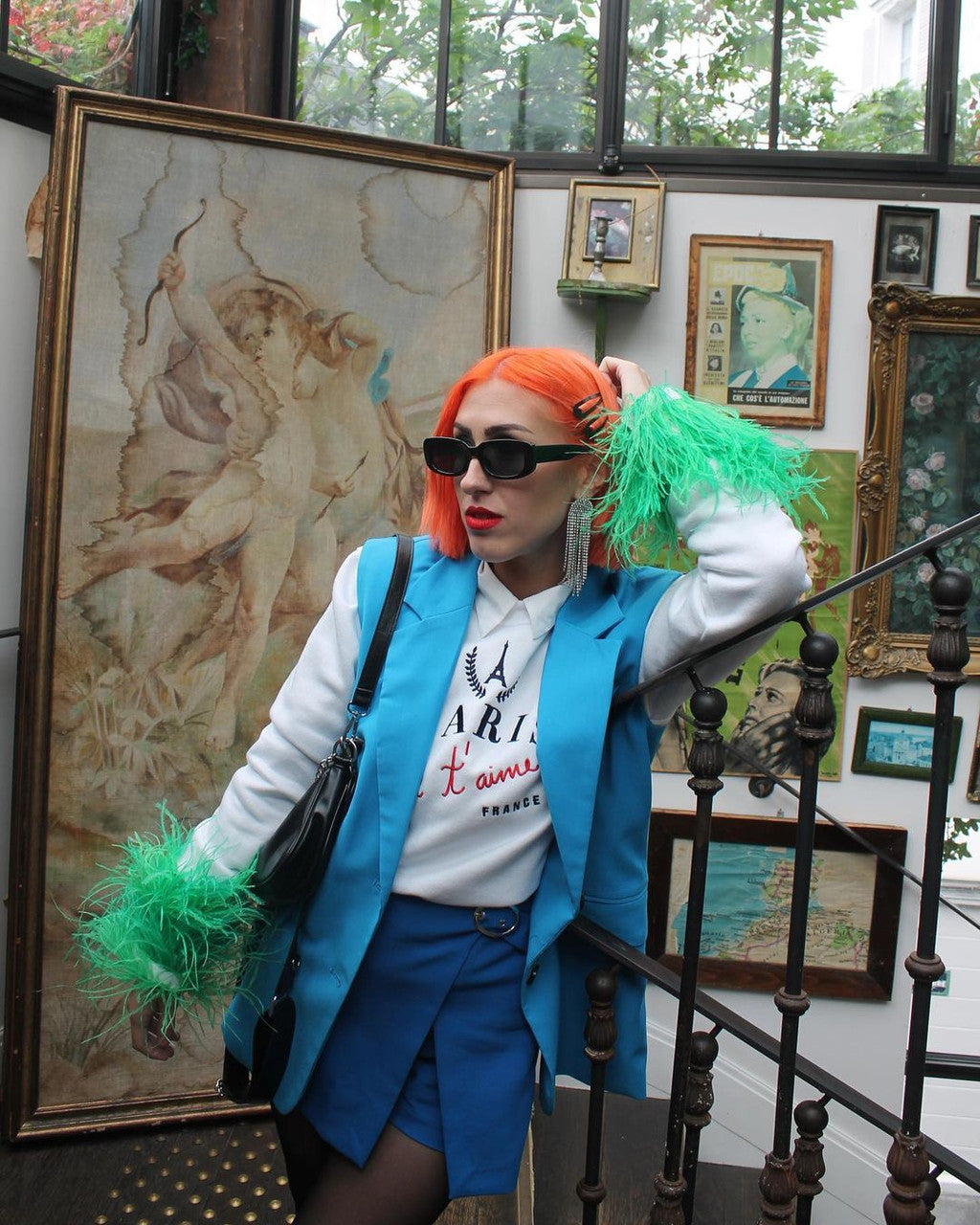 Crazy Color's person with orange hair color by ABS France Wholesale