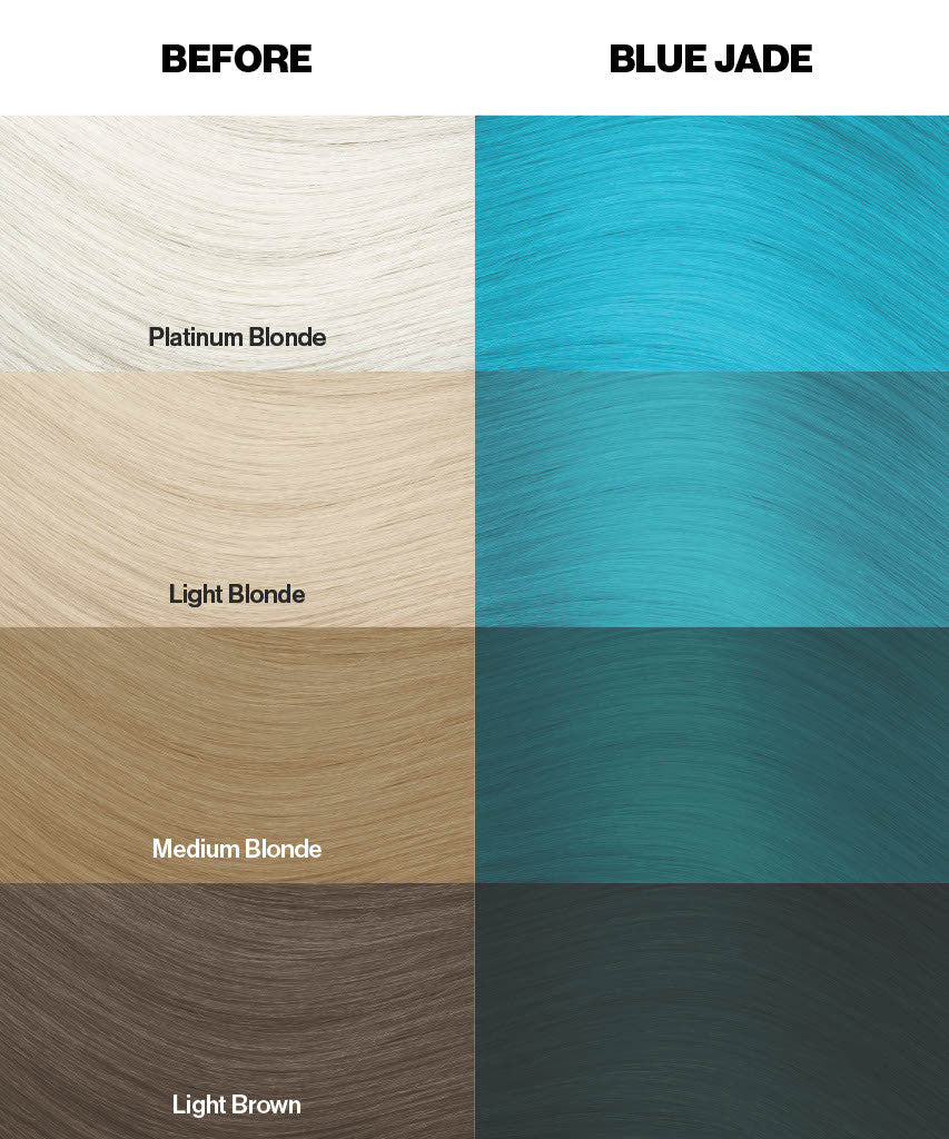Crazy Color Blue Jade 67 Color Swatches by ABS France Wholesale 