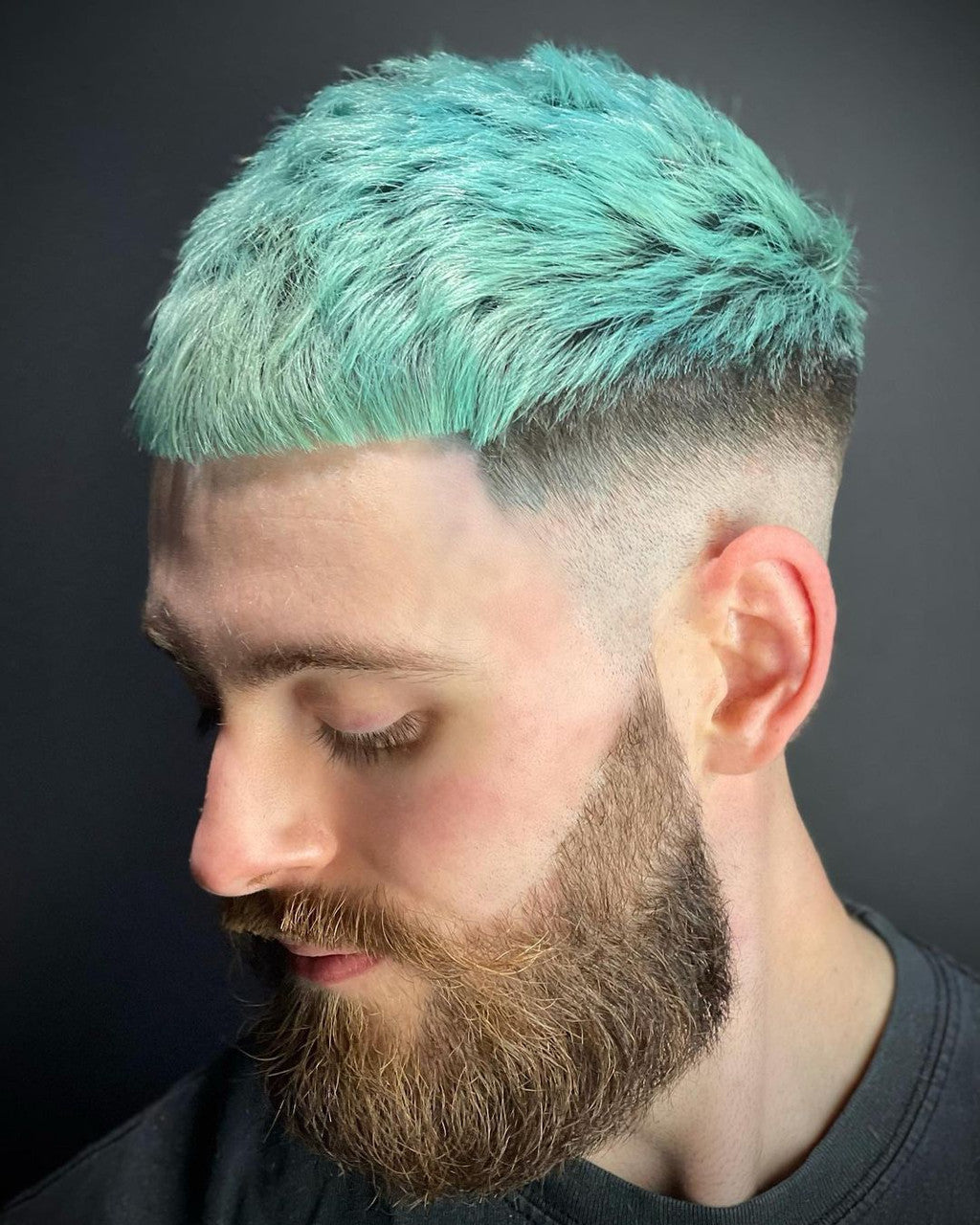 Crazy Color's person with light blue hair by ABS France Wholesale 
