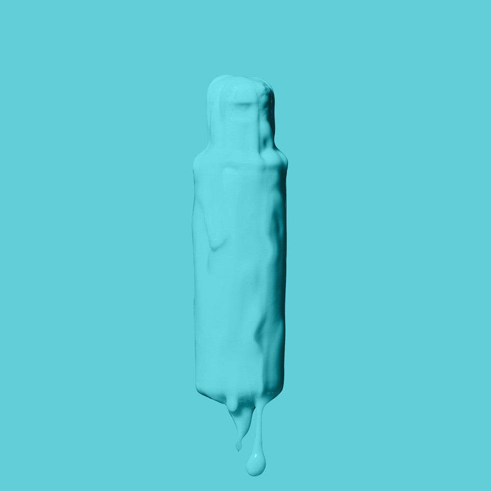 Crazy Color Bubblegum Blue 63 100ml hiar dye liquid by ABS France Wholesale on a teal background