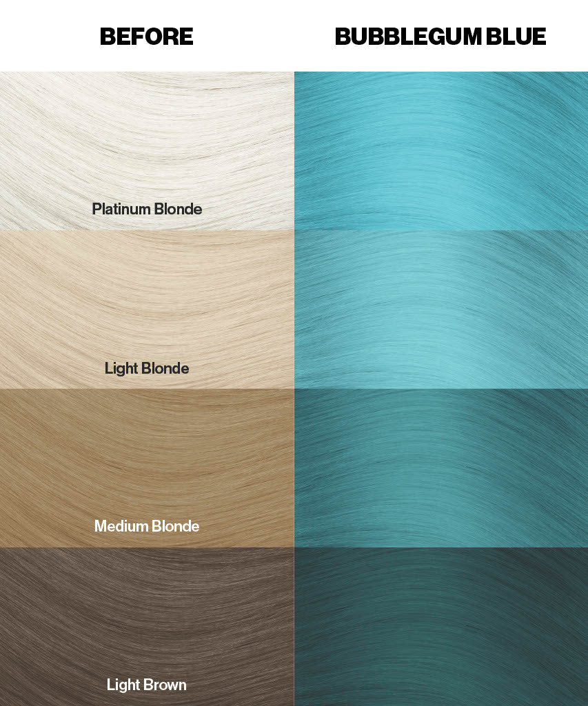 Crazy Color Bubblegum Blue 63 Color Swatches by ABS France Wholesale