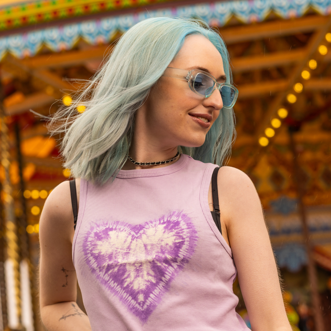 Crazy Color's person with Bubblegum Blue 63 hair by ABS France Wholesale