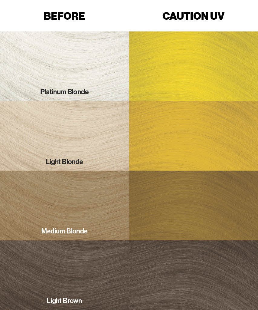 Crazy Color Caution UV 77 Color Swatches by ABS France Wholesale