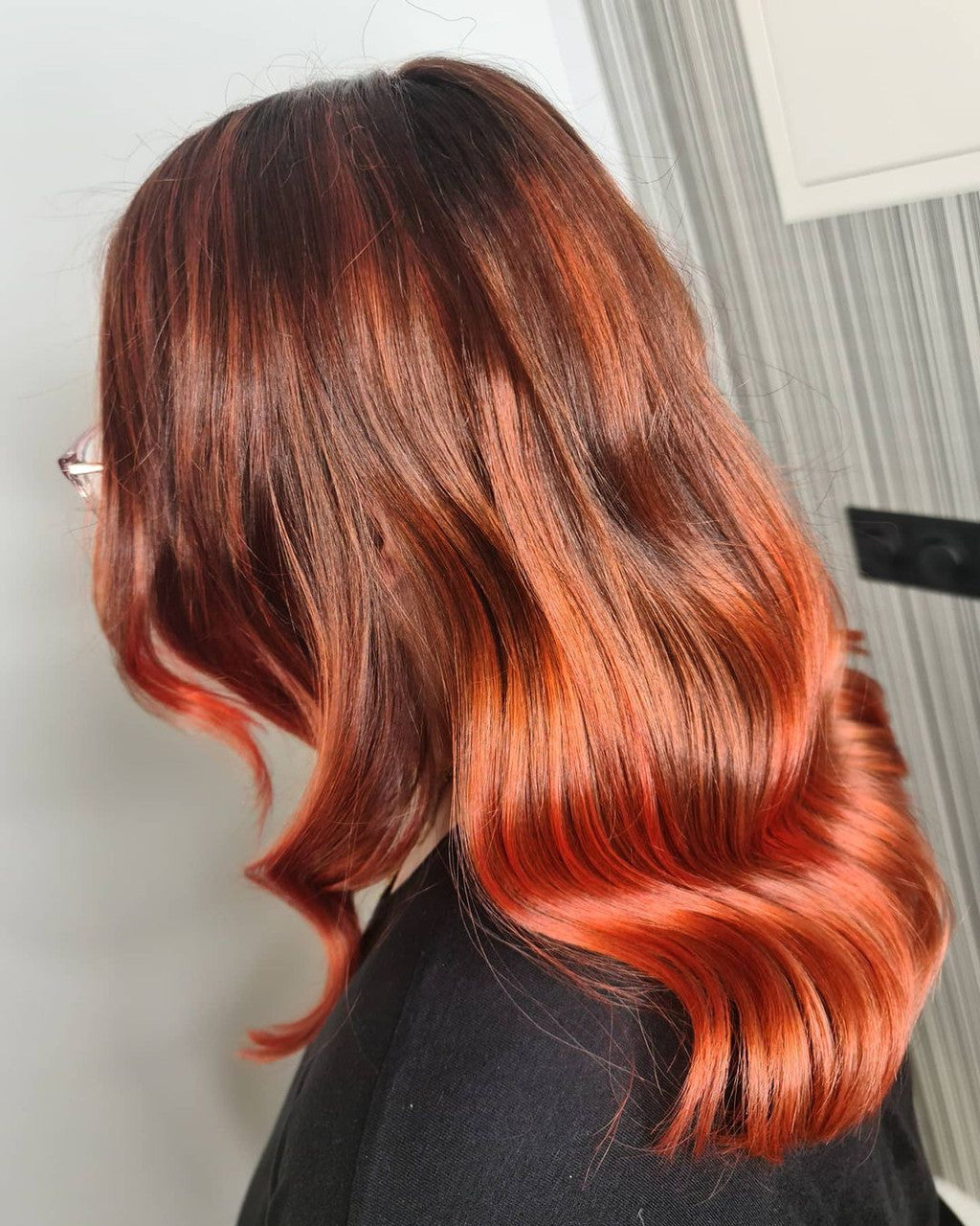 Crazy Color's person with orange and brown hair by ABS France Wholesale
