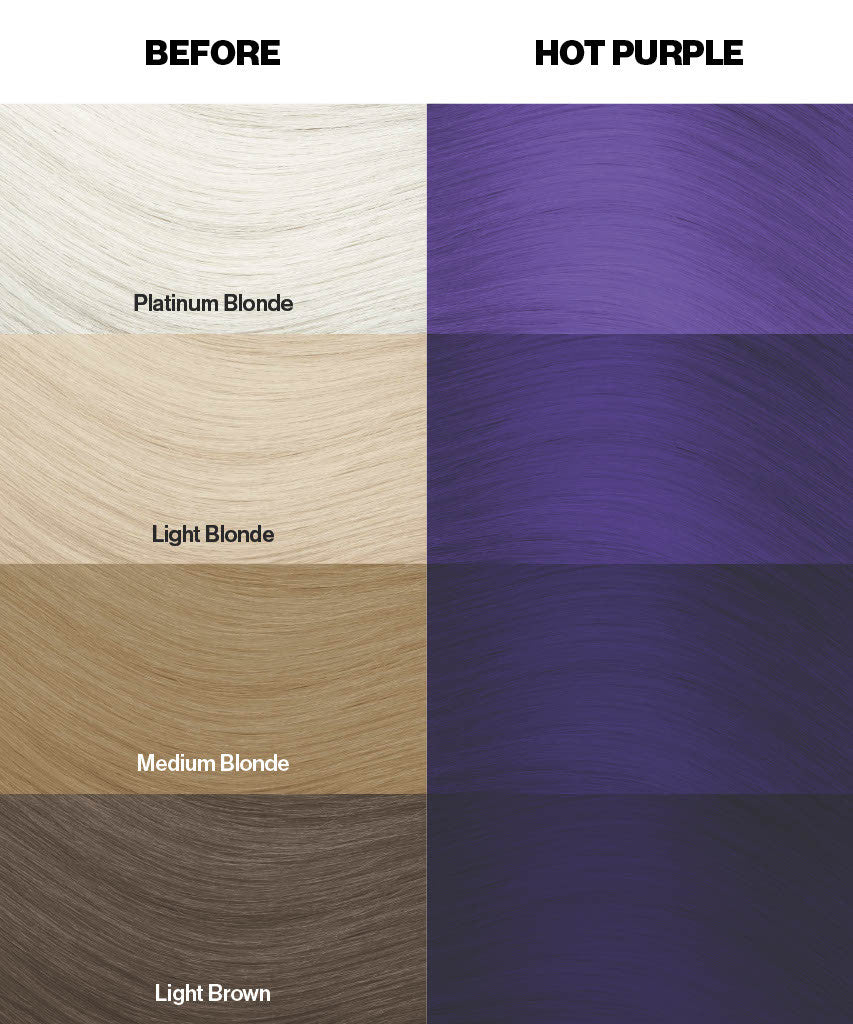 Crazy Color Hot Purple 62 Color Swatches by ABS France Wholesale