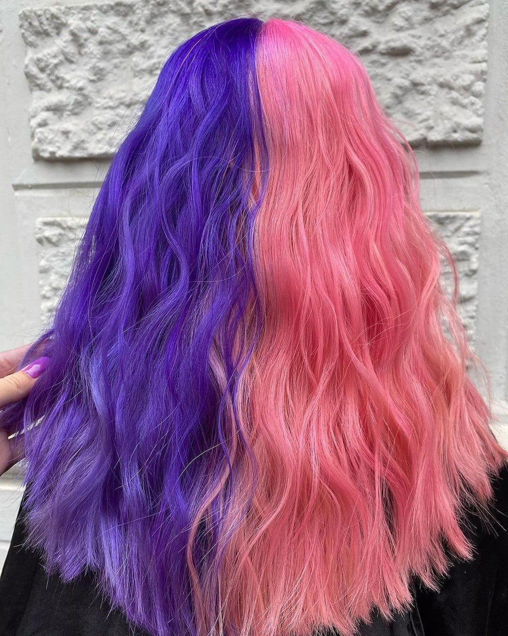 Crazy Color's person with Purple and Pink Hair by ABS France Wholesale