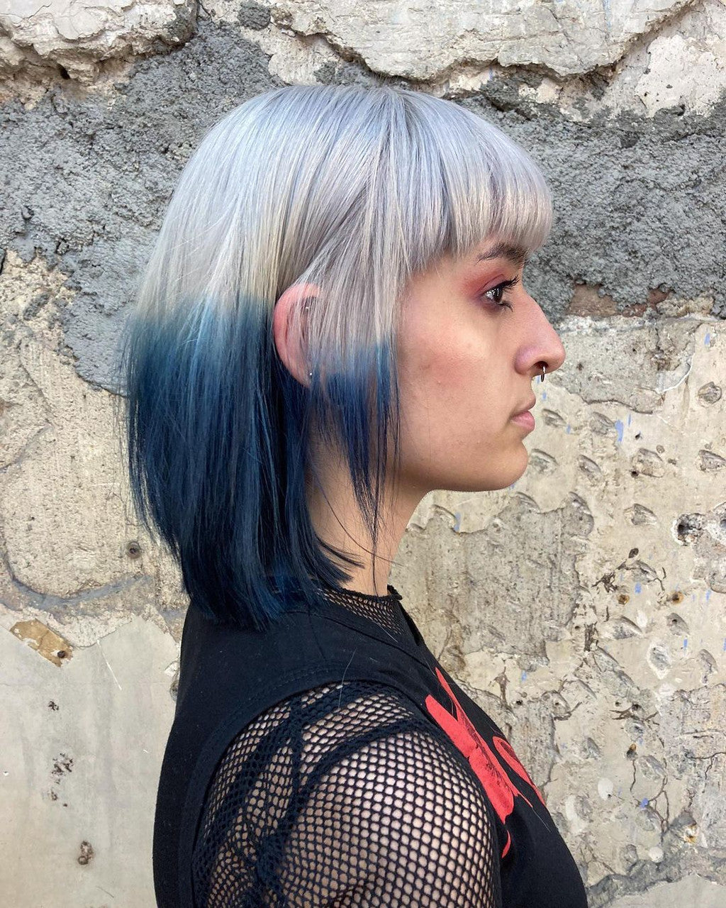 Crazy Color's person with white and blue hair by ABS France Wholesale