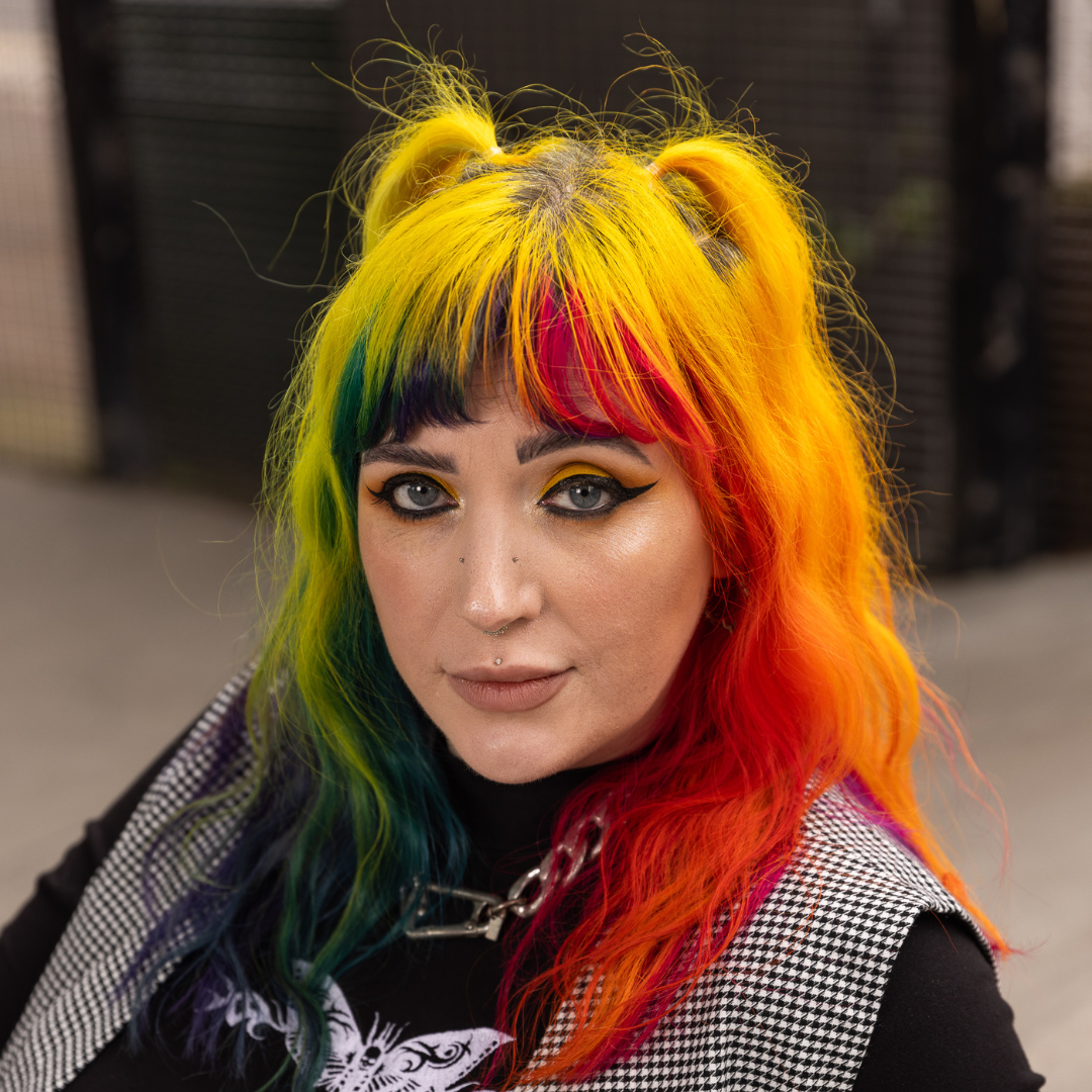Crazy Color's person with multi hair color by ABS France Wholesale
