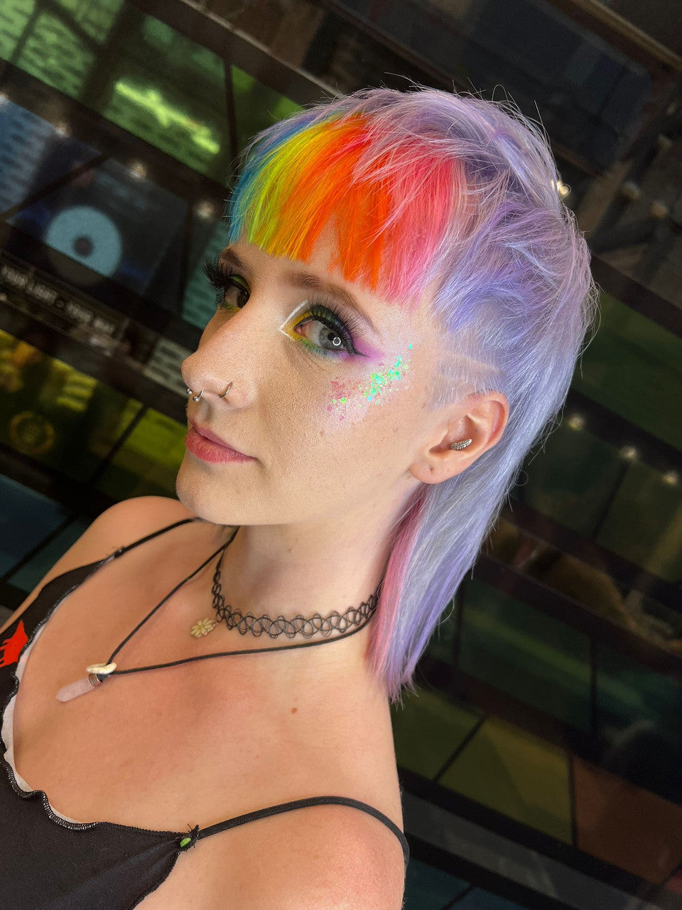 Crazy Color's Person with Lilac hair dye by ABS France Wholesale