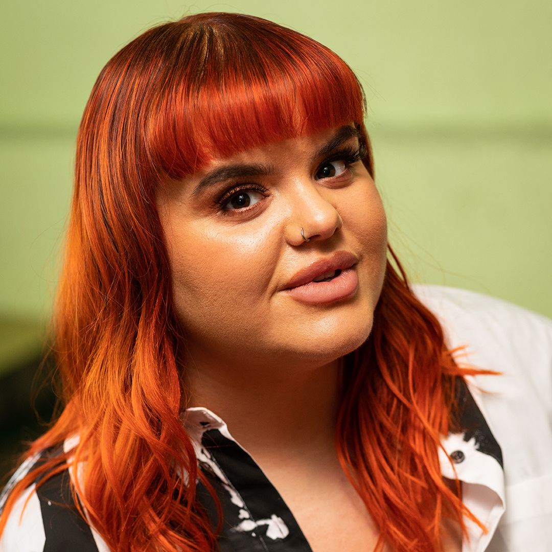 Crazy Color's person with Orange hair by ABS France Wholesale