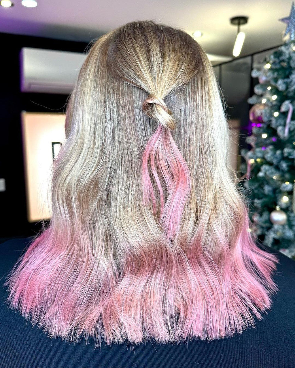 Crazy Color's person with blonde and pink hair color by ABS France Wholesale
