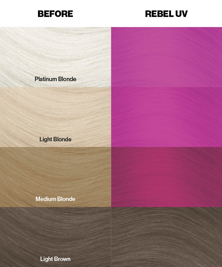 Crazy Color Rebel UV 78 Color Swatches by ABS France Wholesale