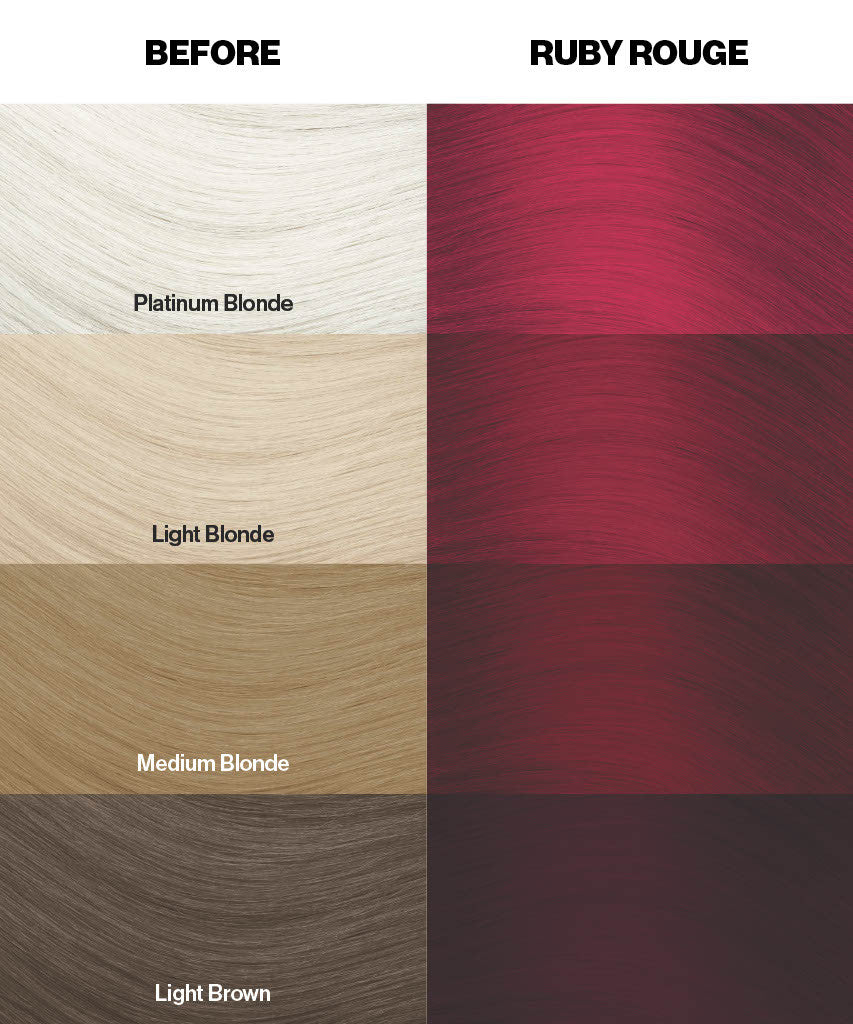 Crazy Color Ruby Rouge Color Swatches by ABS France Wholesale