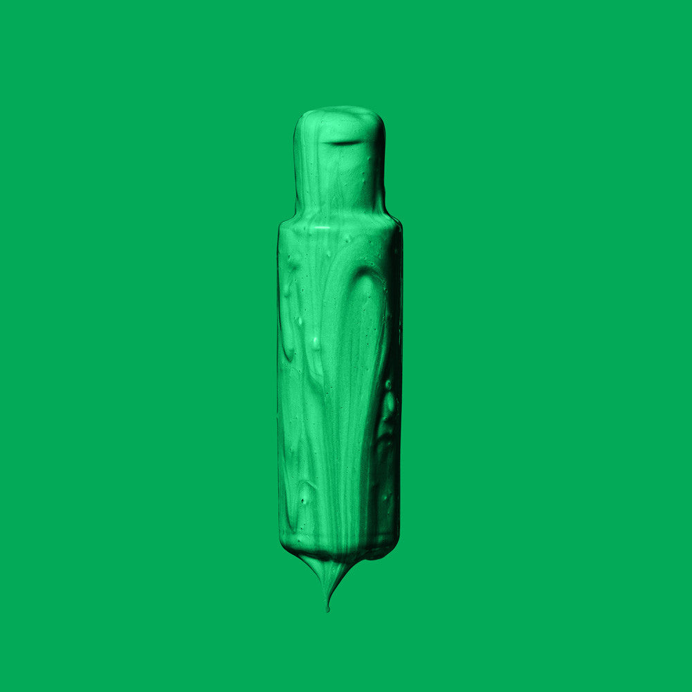 Crazy Color Vert Sapin (pine Green) no. 46 100ml hair dye bottle by ABS France Wholesale on a green background