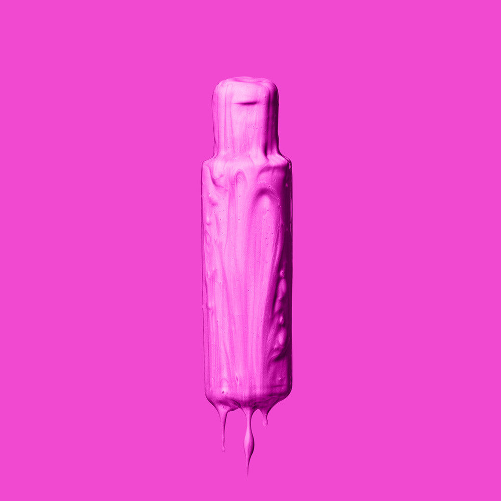 Crazy Color Pinkissimo no. 42 100ml Pink hair color liquid bottle by ABS France Wholesale on a pink background