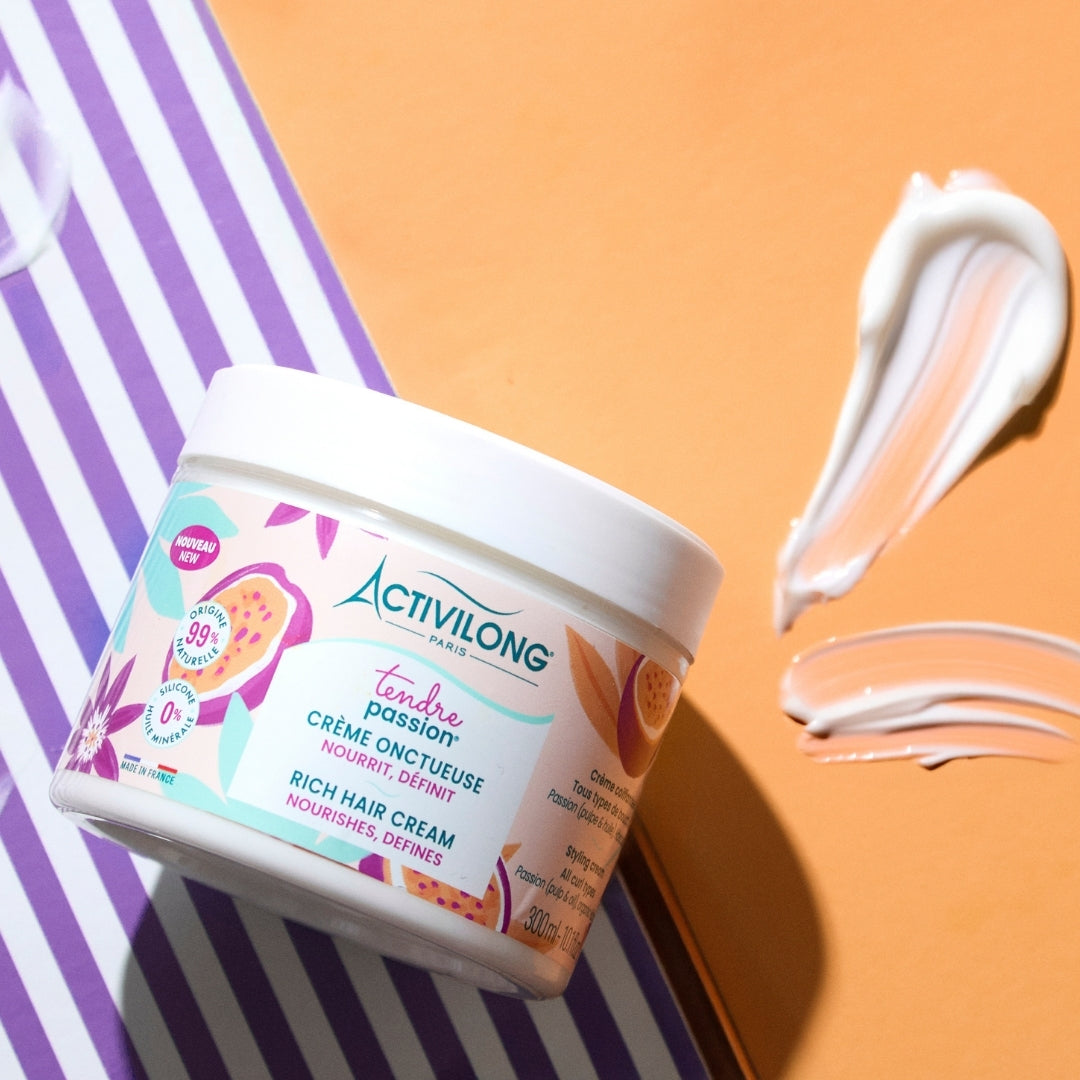 ACTIVILONG TENDRE PASSION Crème Onctueuse 300ml by ABS France Wholesale with cream on a colorful background