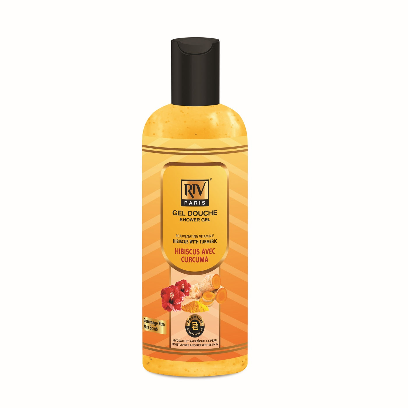 RIV Paris Hibiscus avec Curcuma Gel Douche 1000 ml