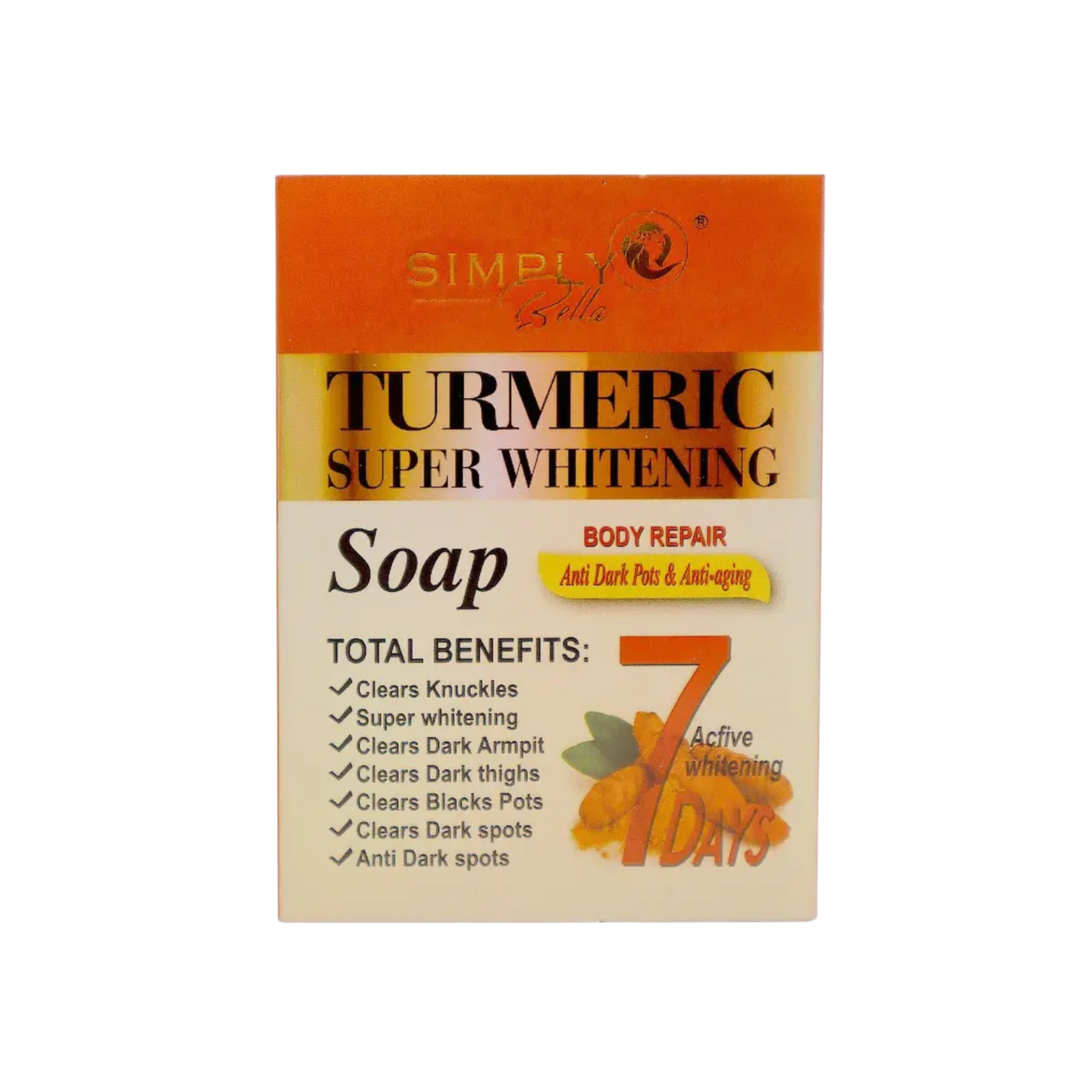 Simply Bella Super Withening Turmeric Soap 120g