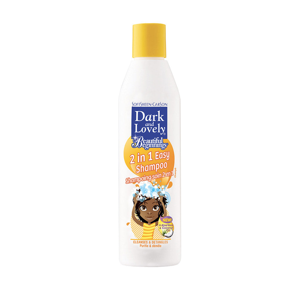 Bottle of Dark & Lovely Beautiful Beginnings 2-in-1 Easy Shampoo 250ml by ABS France Wholesale