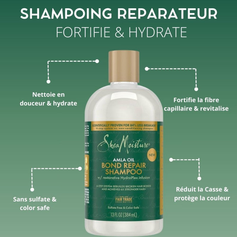 Shea Moisture Amla Oil Bond Repair Shampoo 384ml
