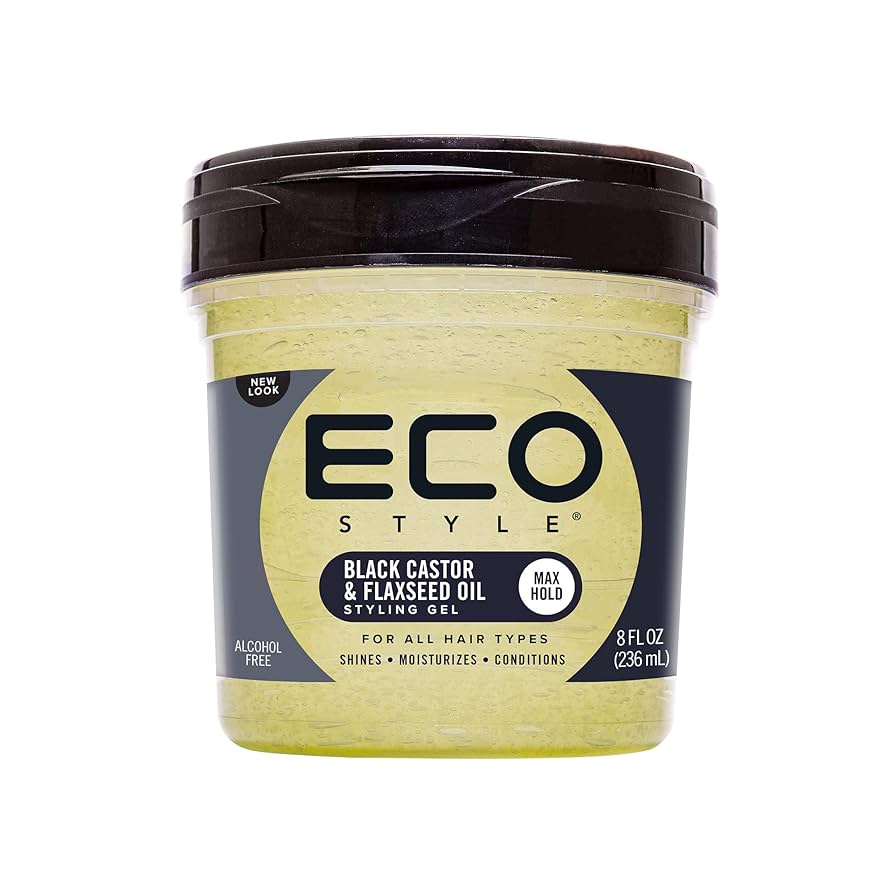 Eco Styler Black Castor Oil Gel 8oz