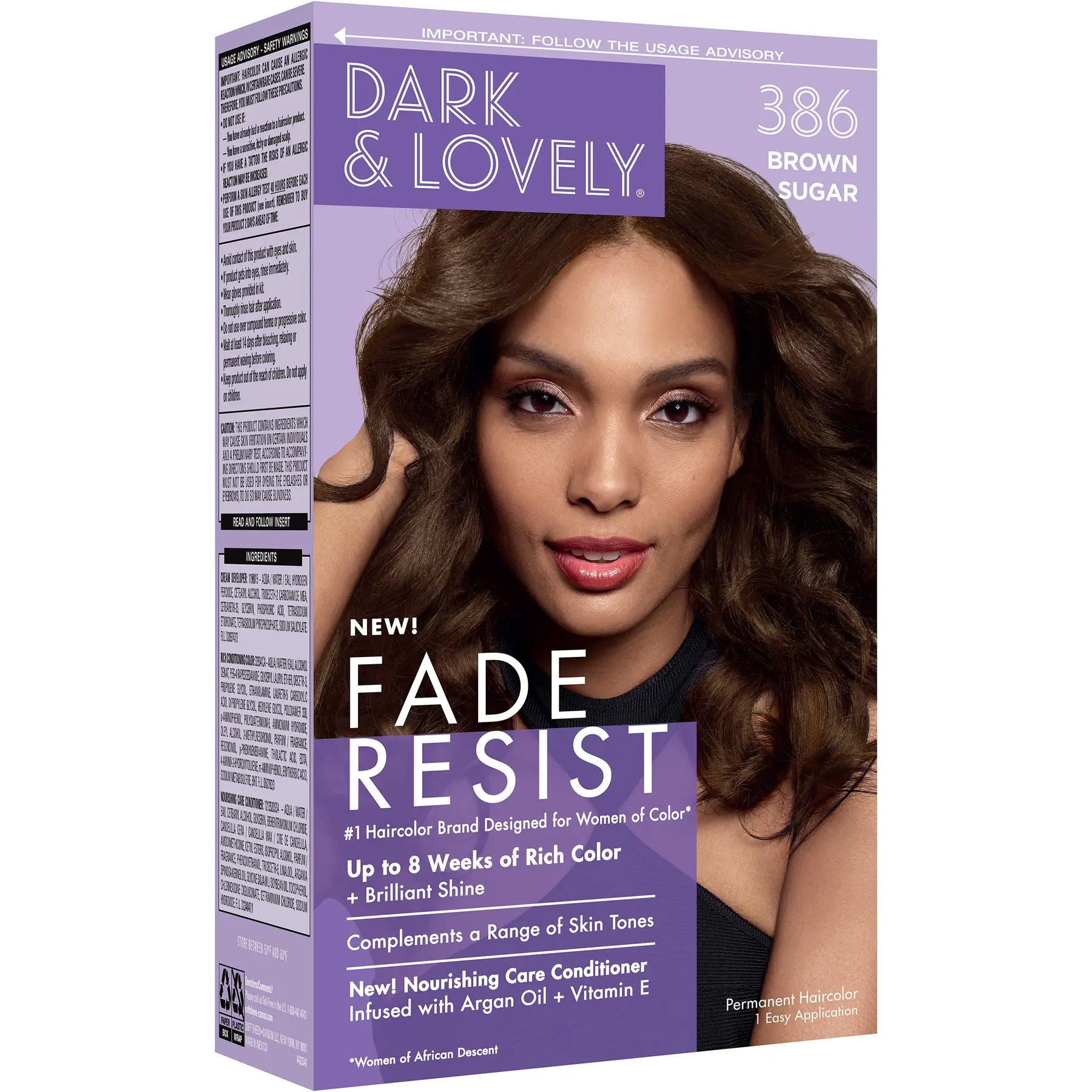 Dark & Lovely Hair Color 386 Brown Sugar