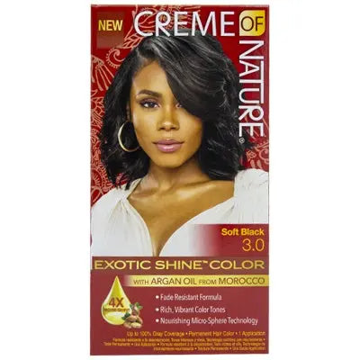 Creme of Nature Argan Color Soft Black #3.0