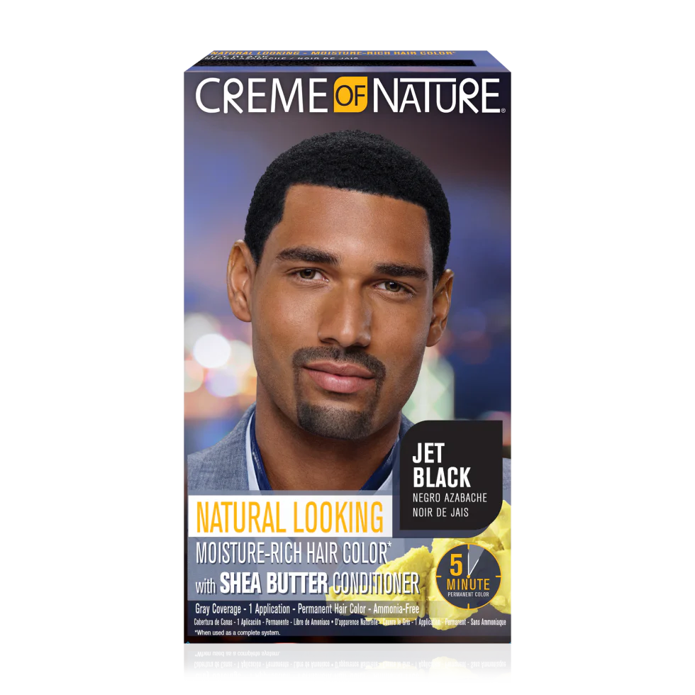 Creme of Nature Liquid Hair Color Men Jet Black