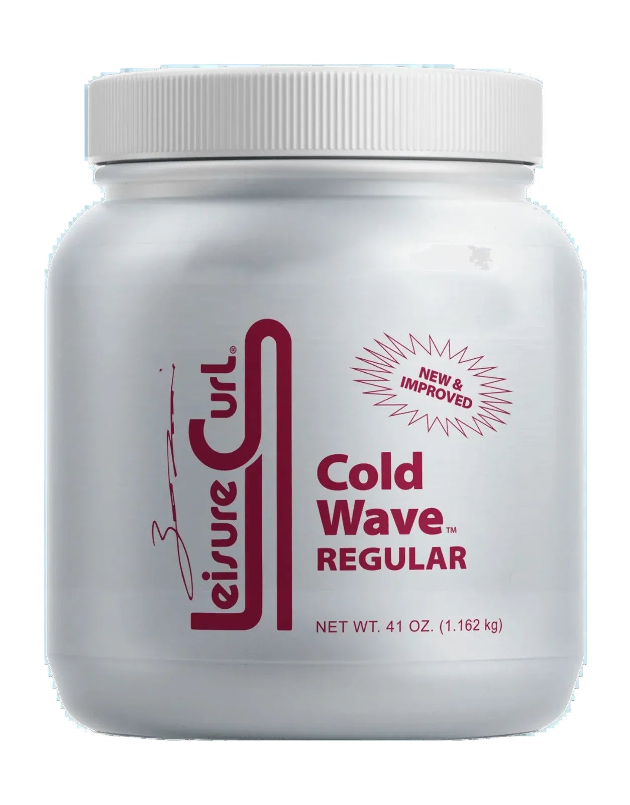 Leisure Curl Cold Wave Regular 41 OZ product container on a white background