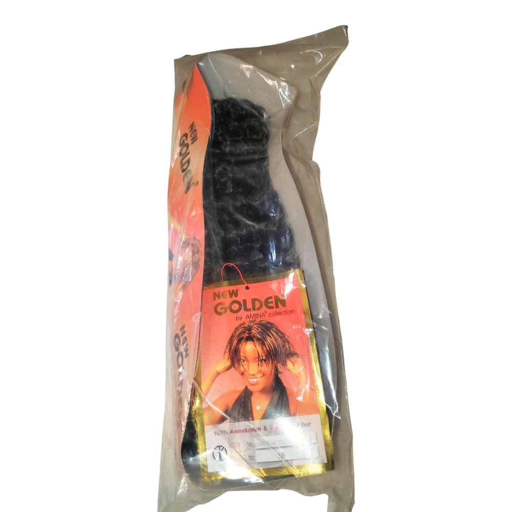 New Golden Synthetic Curly Tissage by Amina Collection