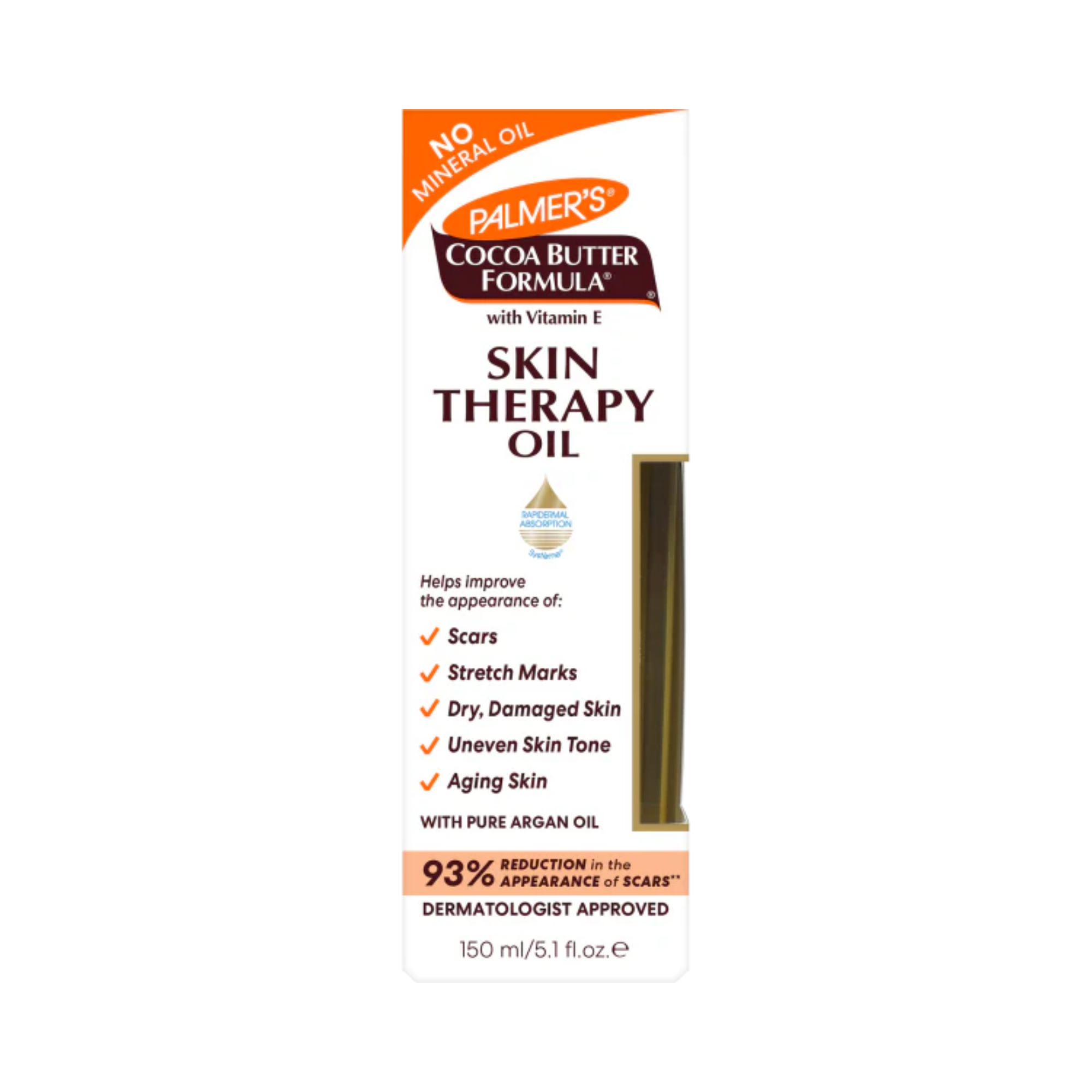 Palmer's Cocoa Butter Formula Skin Therapy Oil packaging on a white background by ABS France Wholesale