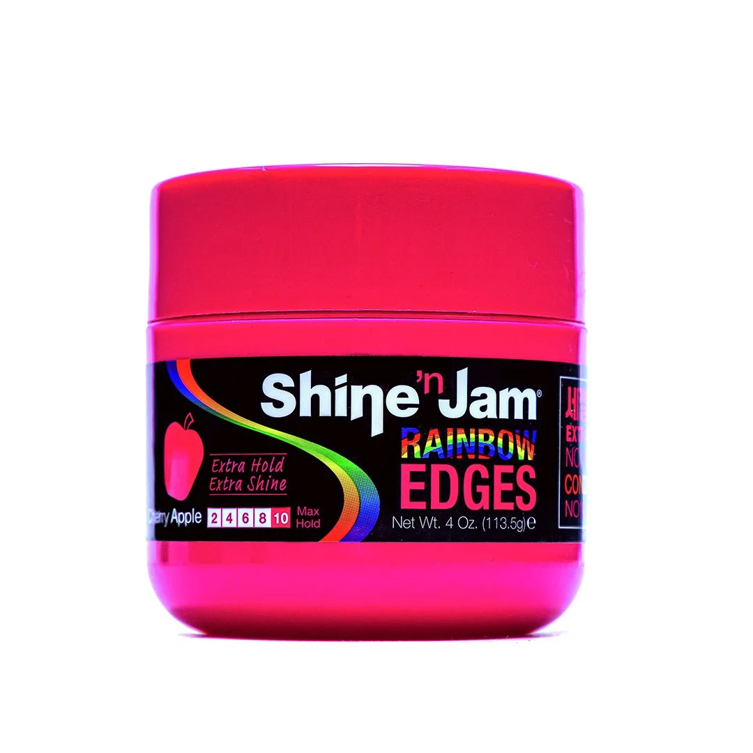 Ampro Shine'n Jam Rainbow Edges 4oz Extra Hold (Pink)