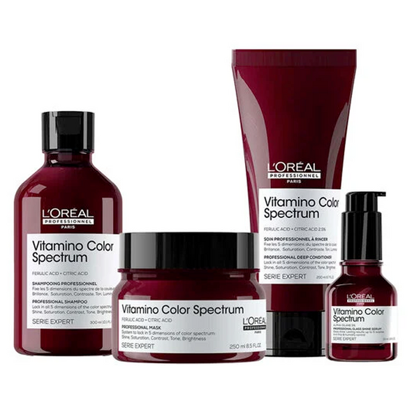 Routine fixateur de couleur Vitamino Color Spectrum L'Oréal
