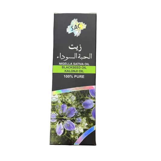SAC Black Seed Oil, Huile de graines noires, Kalonji Oil, Nigella Sativa Oil.