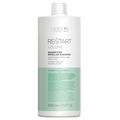Shampoing Volume Micellaire Amplifiant Re/Start Revlon 1 Litre