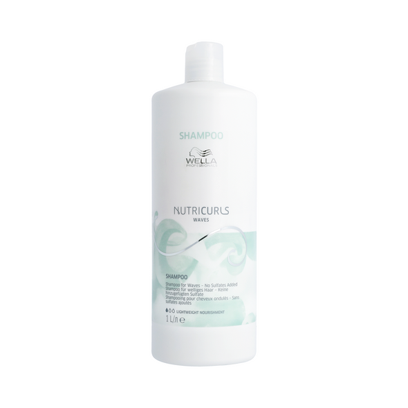 Shampooing Nutri Curls Waves Sans-Sulfates Cheveux Ondulés  Wella 1000ml
