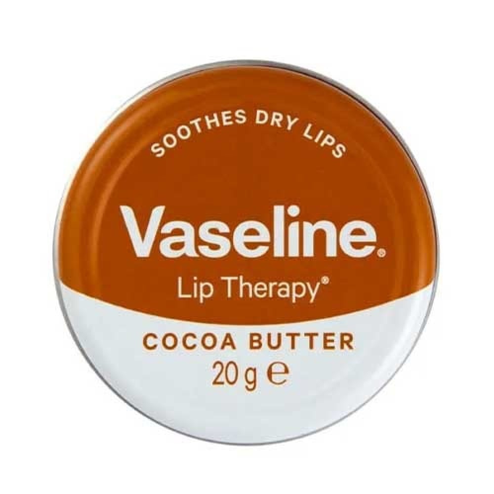 Vaseline Lip Therapy Cocoa Butter Lip Balm Tin