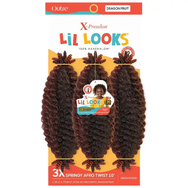 X-Pression Lil Looks - Springy Afro Twist 10"